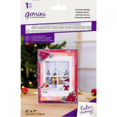 Gemini Embossing Folder and Cutting Die - Cottage Window